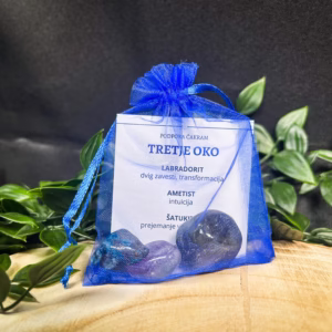 komplet kristalov - čakra tretjega očesa