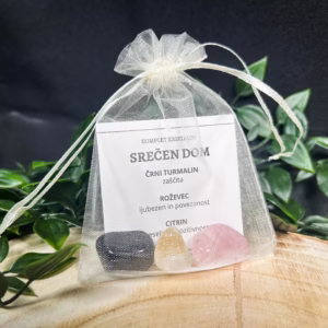 komplet kristalov - srečen dom