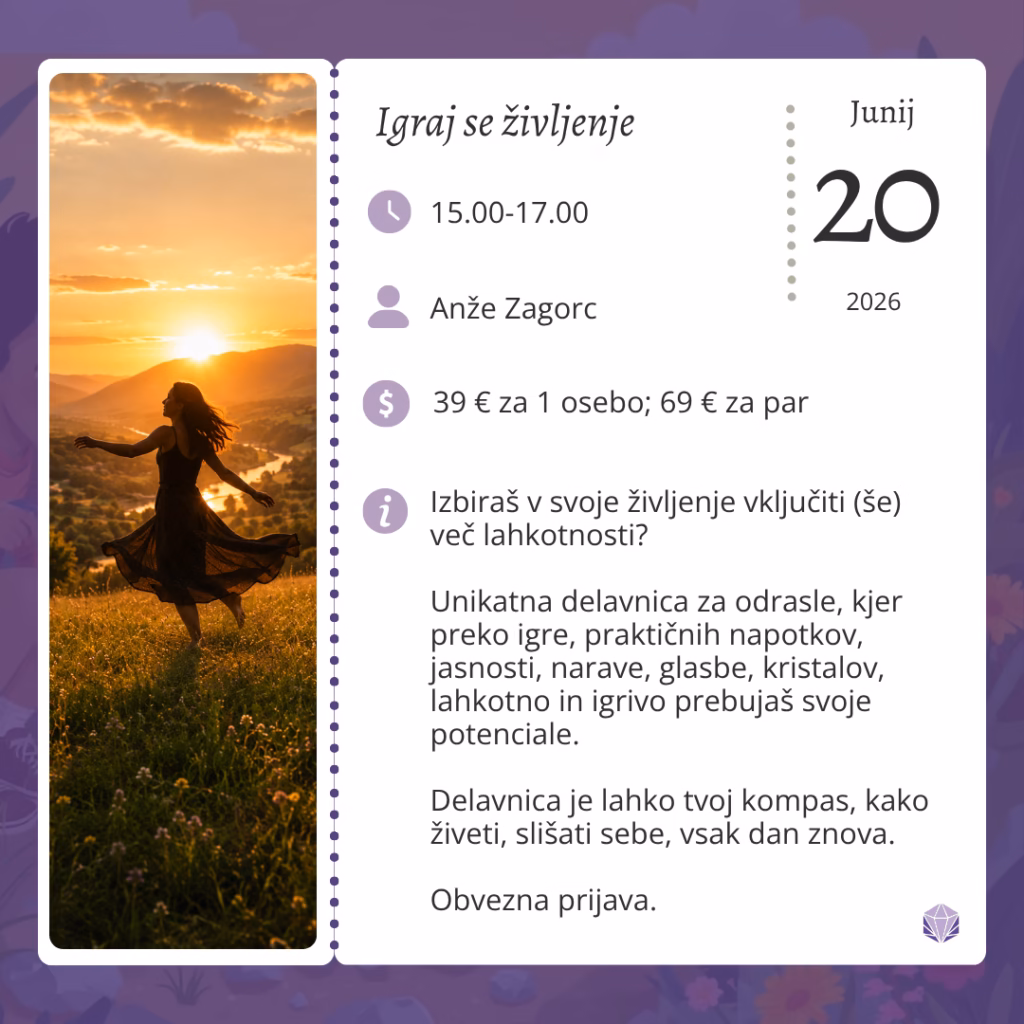 dogodek: igraj se življenje