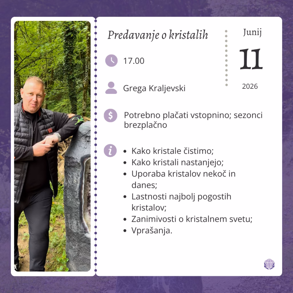 predavanje o kristalih
